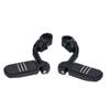 Motorcycle Footpegs Foot Rest 360 Degrees Adjustable Clamp Replacement for Yamaha