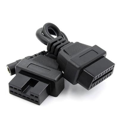 1 X 12 Pin OBD1 To 16 Pin OBD2 Diagnostic Adapter Cable For Mitsubishi Hyundai