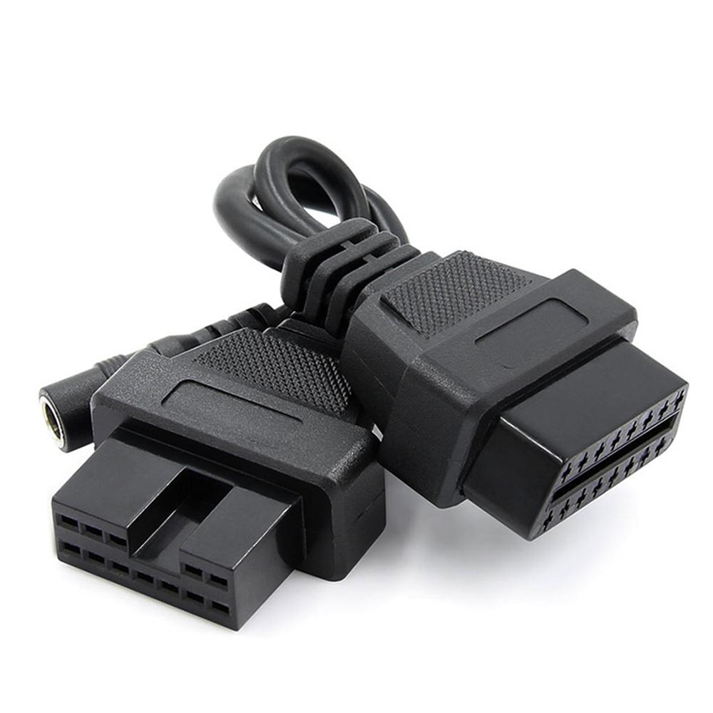 

12-контактный OBD1 к 16-контактному OBD2 диагностический кабель-адаптер подходит для Mitsubishi Hyundai