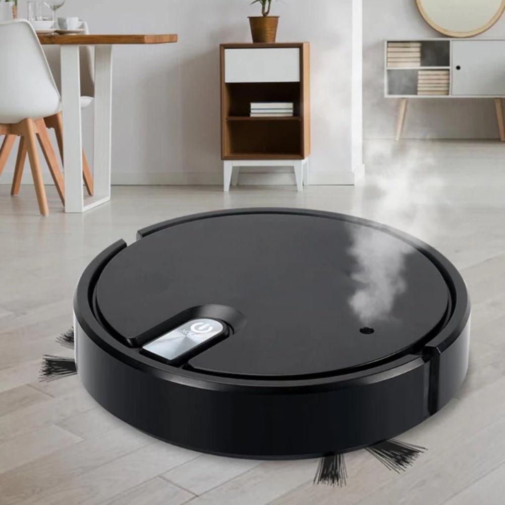 1pc Robotic Vacuum Cleaner Integrated Humidifier Spray For Household Floor Cleaning Tools Smart Navigation Vacuum Cleaner