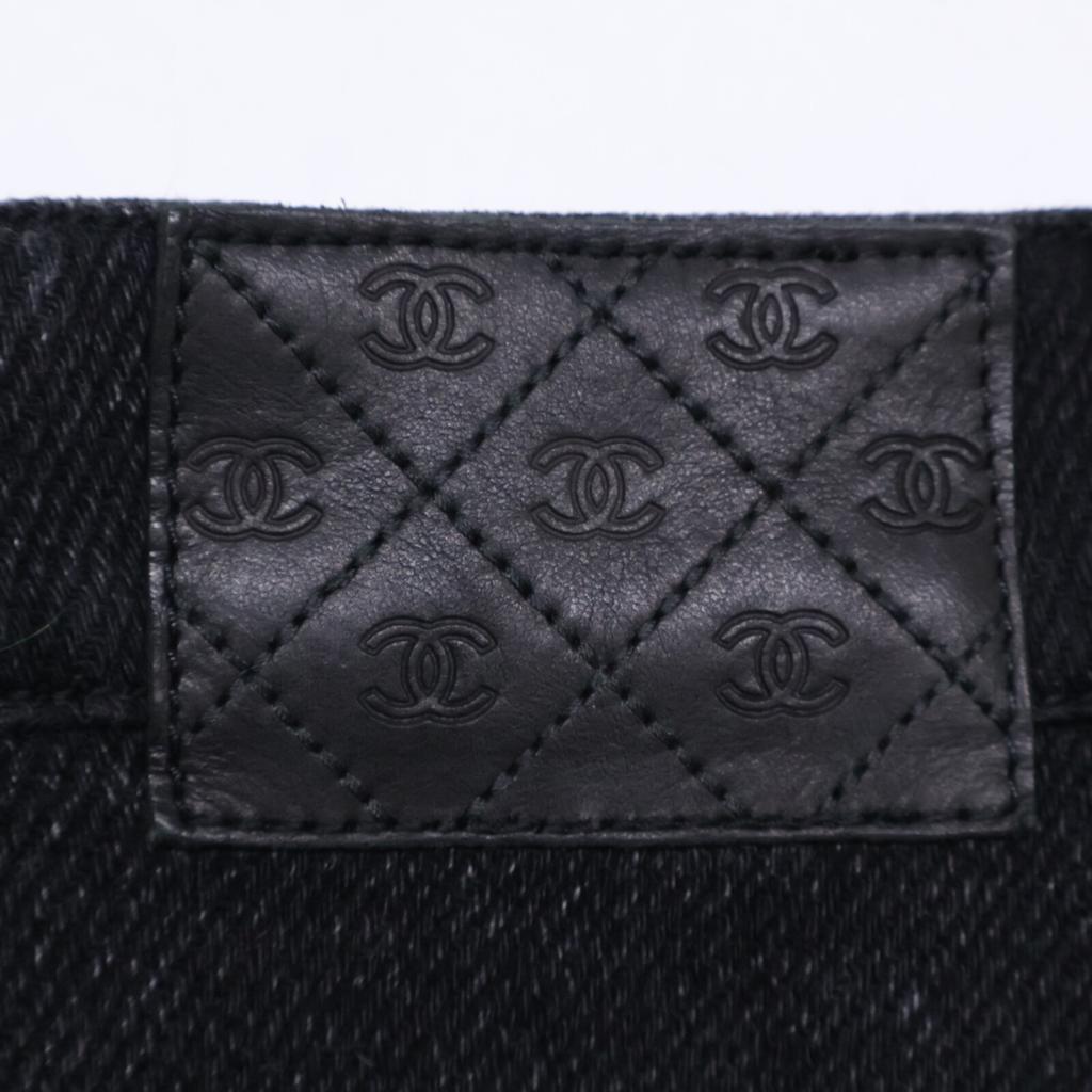 Chanel 2019 Belt-integrated Shorts Bottoms 38 blackUsed