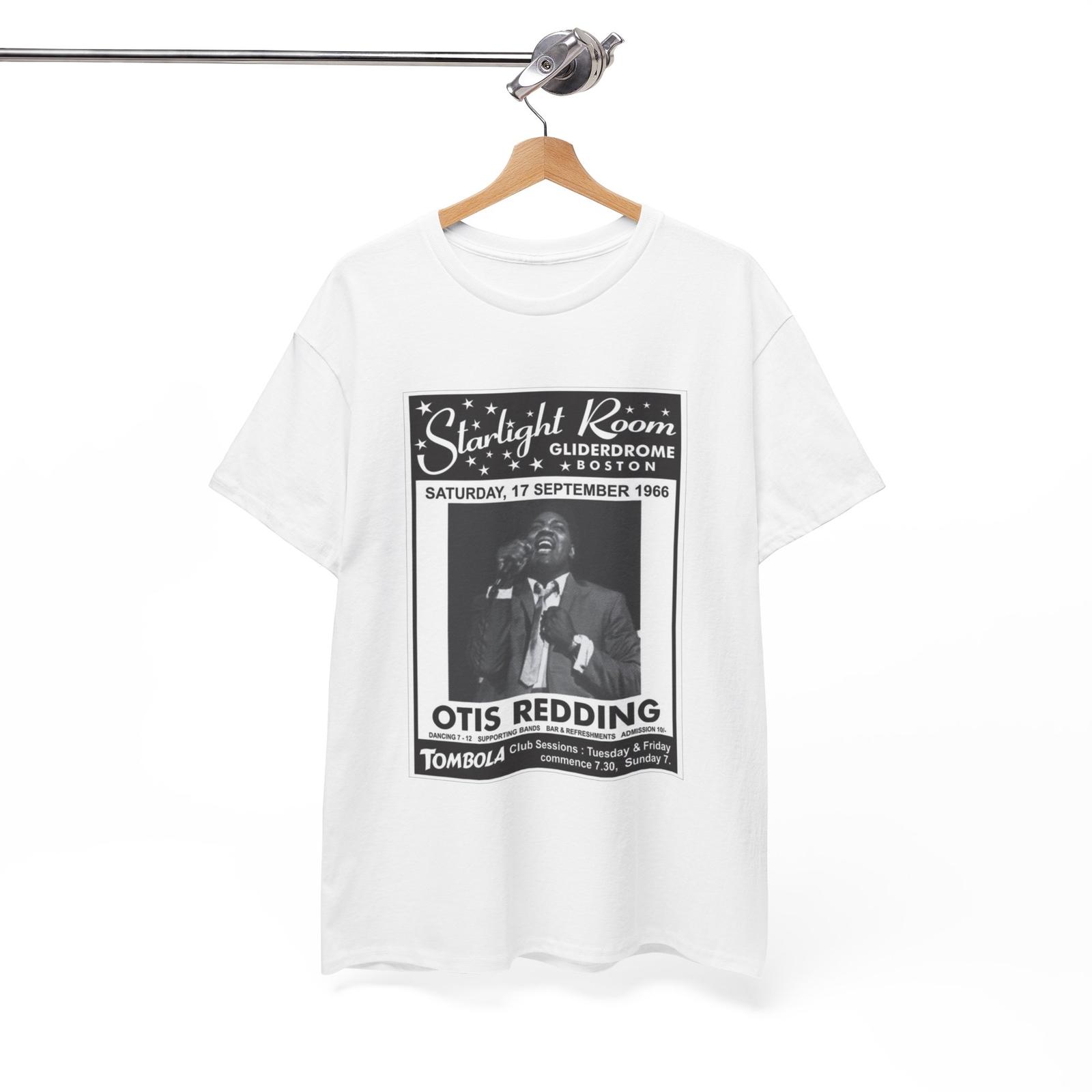 Otis Redding Tshirt The Starlight Room Boston Vintage Poster Unisex Heavy Cotton L