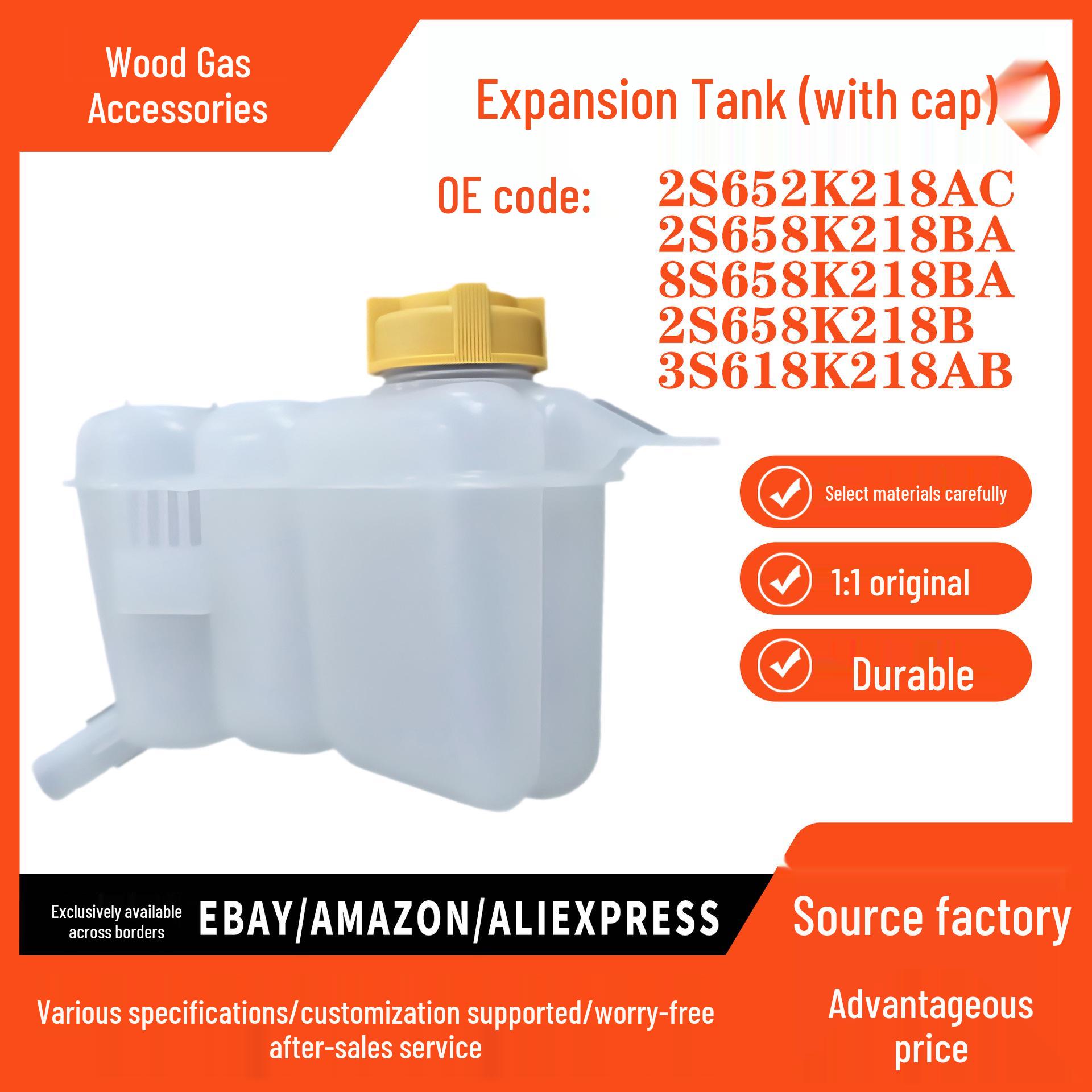 

2S652K218AC Expansion Tank with Cap - Suitable for Ford Fiesta (03-12, Single Outlet) Pokess