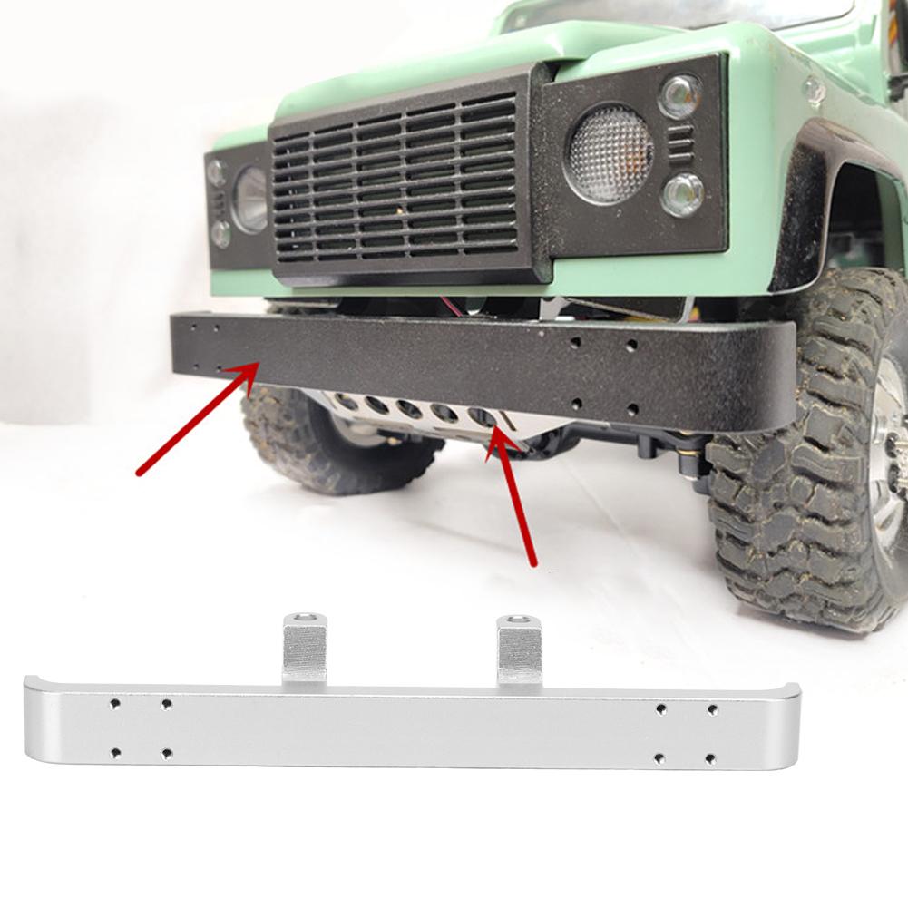 Aluminum Alloy Front Anti Collision Bumper Fit for MN D90 MN 99 MN 91 FJ 45 RC Upgrade Parts(Silver MN 001S )