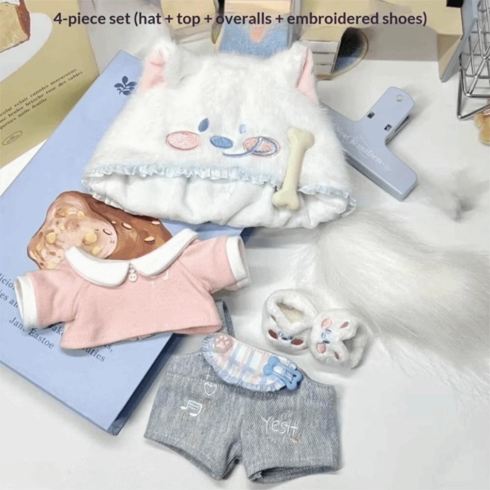 Soft Fabric Cotton Doll Dress Cute Stuffed Toys Clothes Plush Doll Clothes for Player Collection