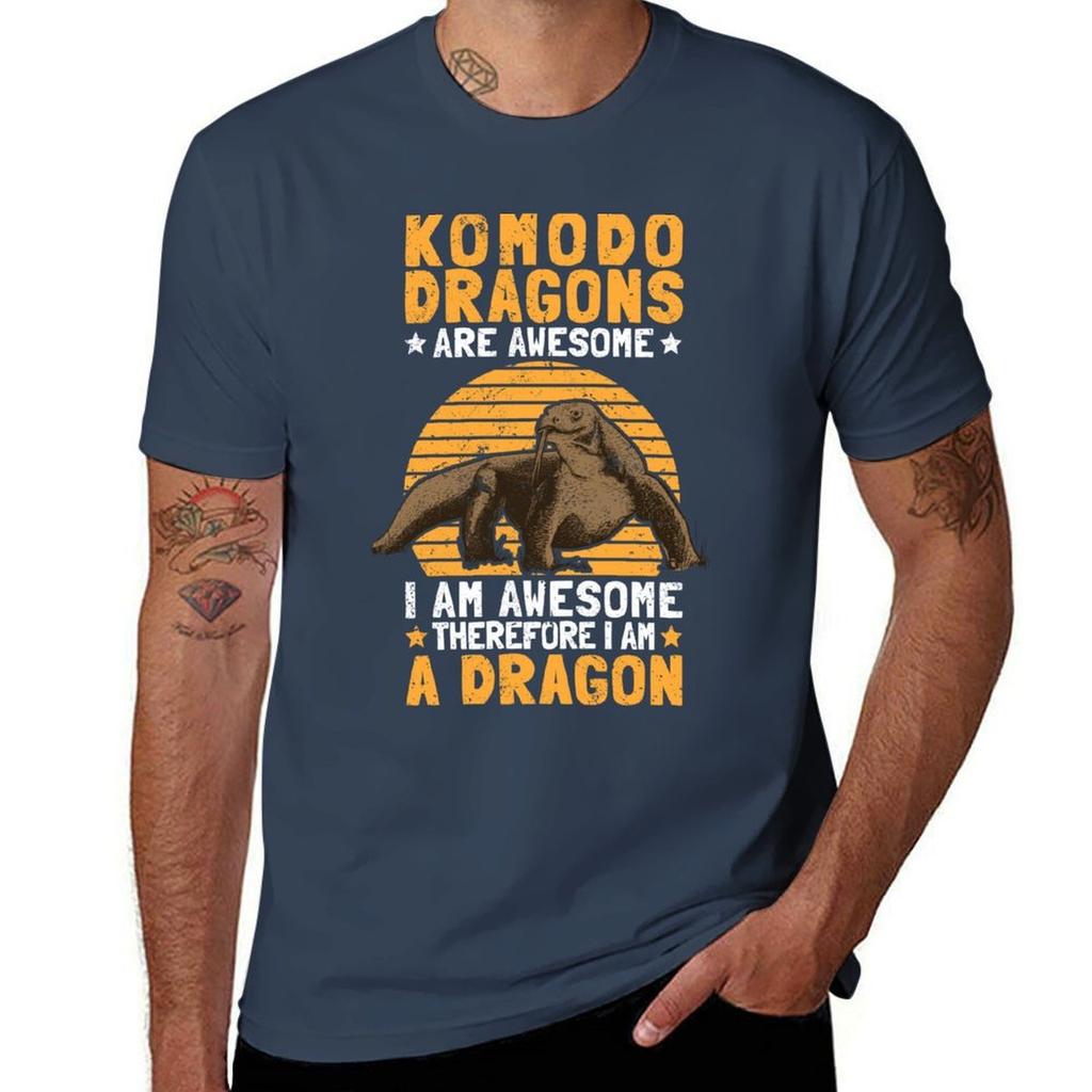Komodo Dragons Are Fantastic Monitor Lizards Komodo Dragons Tshirt Work Duty Casual Tshirt