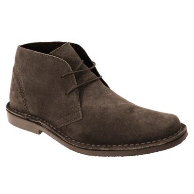 Botas masculinas clássicas de camurça real para deserto