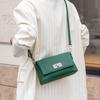 Leather Single Shoulder Crossbody Bag Fashion All-in-one High Sense Diagonal Small Square Bag Women's Bag