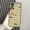 Music Score Musical Notes Case For Xiaomi Redmi Note 14 Pro 13 12 11 10 15 Pro Plus Redmi 14C 13C 15C 10C 12C 15 Funda