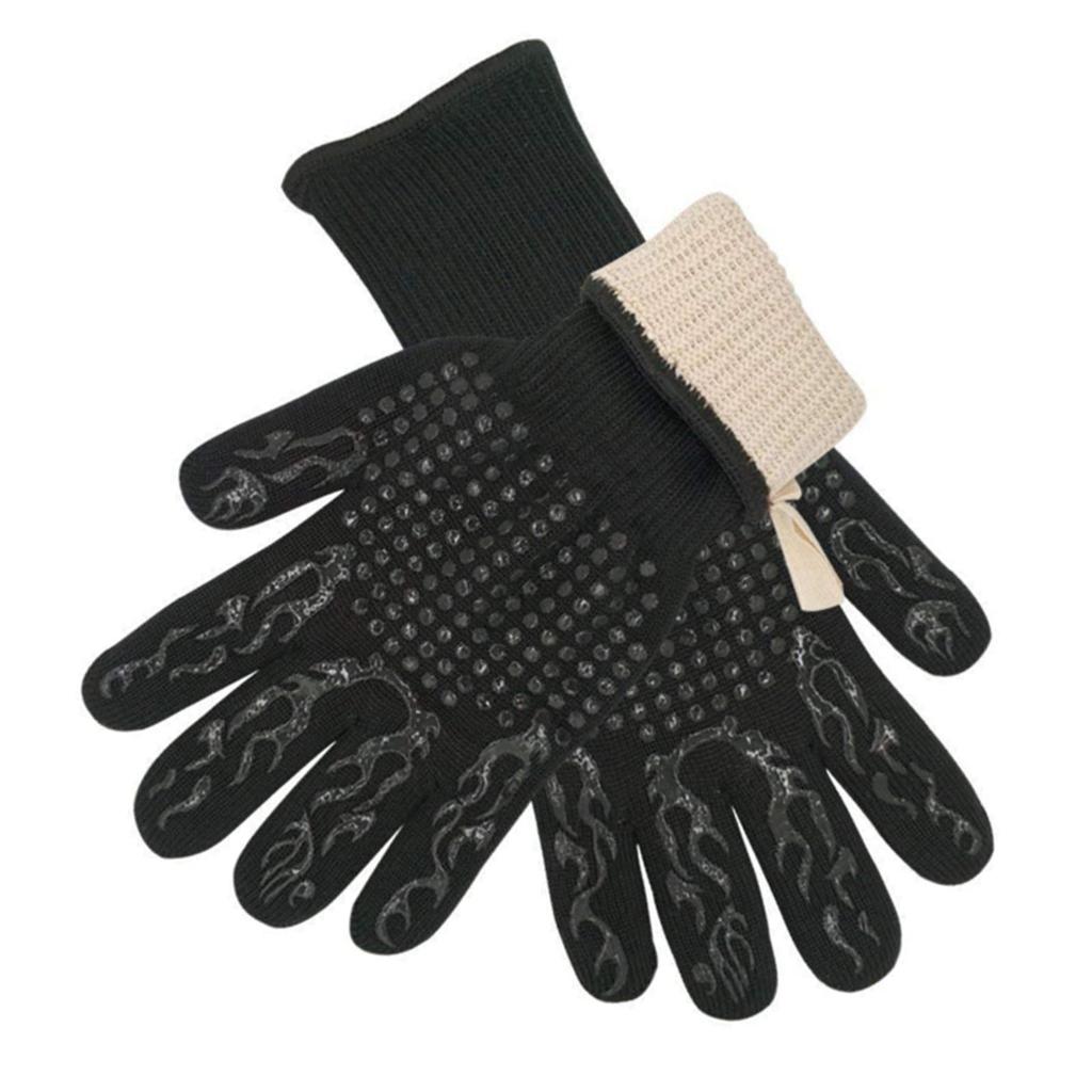 BBQ-Handschuhe Hitzebeständige Handschuhe Grillhandschuhe Silikon-Ofenhandschuhe Küchenhandschuhe zum Kochen Backen
