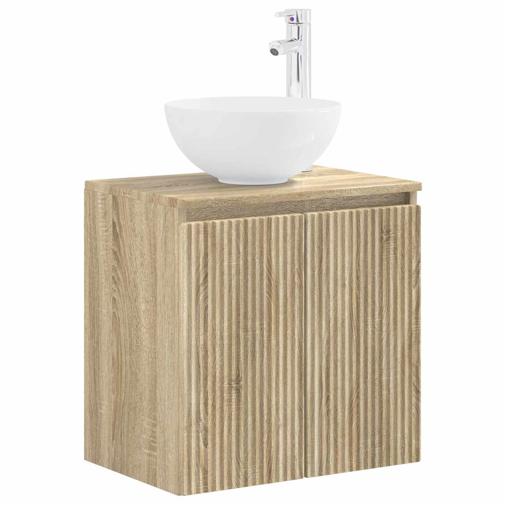 Bathroom Cabinet Set 5 Pcs Sonoma Oak 50 X 14.5 X 70 Cm