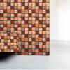 10Pcs Mosaic Wall Stickers Waterproof Decorative Tile Stickers Self Adhesive 10x10cm for Kitchen Backsplash Furniture Staircase