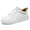 Women's Shoes Autumn White Shoes Student Women's Board Shoes Simple and Versatile Casual Shoes Thick-soled Heightening Muffin Shoes