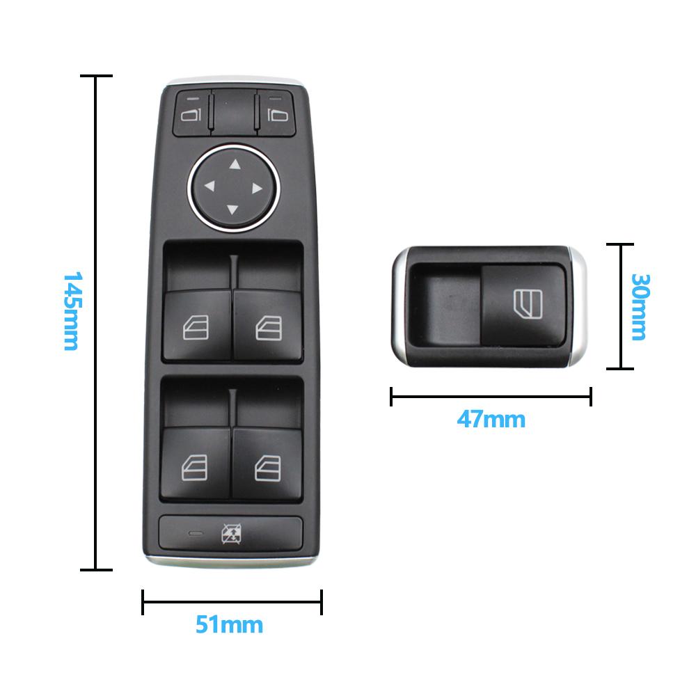 LHD RHD Electric Power Window Regulator Control Switch Button For Mercedes Benz ML GL GLE GLS Class W166 W292