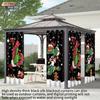 2Pcs Merry Christmas 67 Element Printed Perforated Blackout Curtains In Various Sizes Living Room Bedroom Insulation Decoration