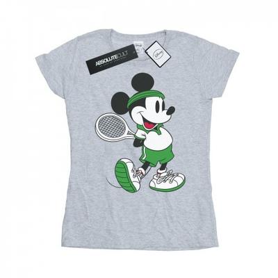 Womens/Ladies Mickey Mouse Tennis Cotton T-Shirt