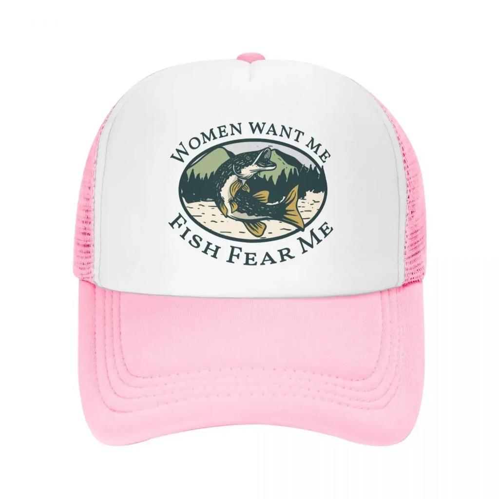Custom Fashion Unisex Fishing FisherUnisex Quotes Trucker Hat Adult Adjustable Baseball Cap Women Unisex Outdoor Trucker Cap