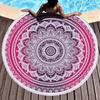 Resort Wypoczynkowy Plaża Kreatywny Ręcznik Plażowy Mikrofibra Okrągły Ręcznik Kąpielowy Mandala Mata do Jogi Dorosły Duży Okrągły Ręcznik Kąpielowy