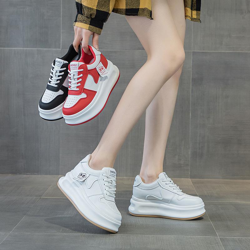 Height-increasing Casual Women's Shoes with Breathable Mesh and Thick Soles