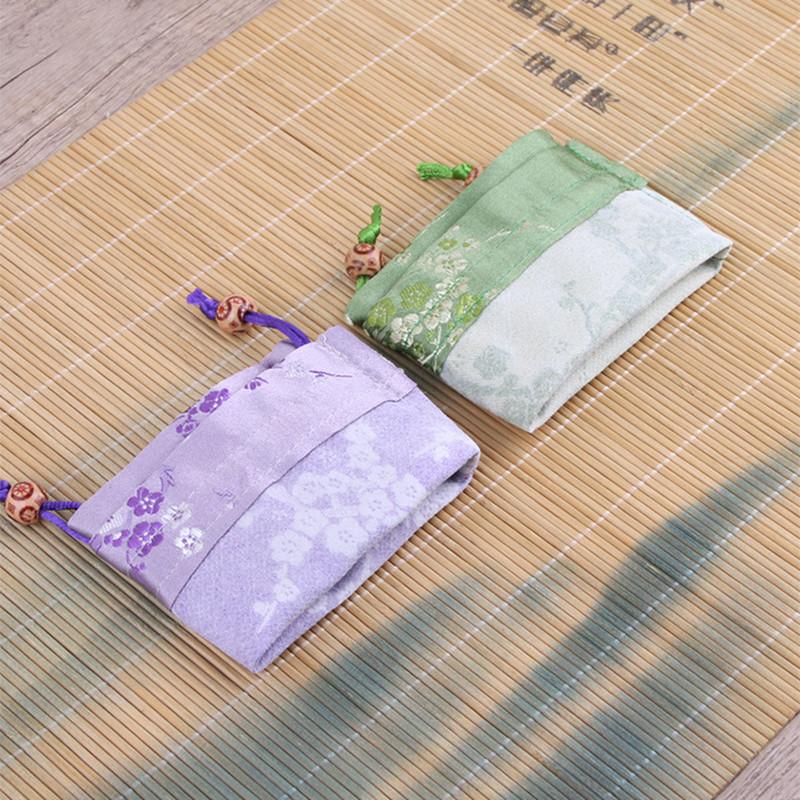 5/10 Pcs Flower Embroidery Wedding Gift Bags  Year Traditional Brocade Drawstring Storage Pouches Fabric Package 8x10/10x14cm