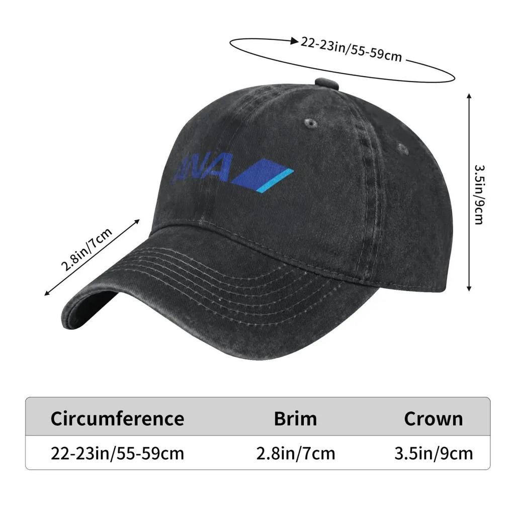 ANA Airline Fashion Baseball Cap Peaked Mens Hat Womens