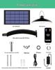 Solar LED Outdoor Pendant Lights - Energy-Saving, Waterproof, One-to-Four Decorative Garden Lights for Patio