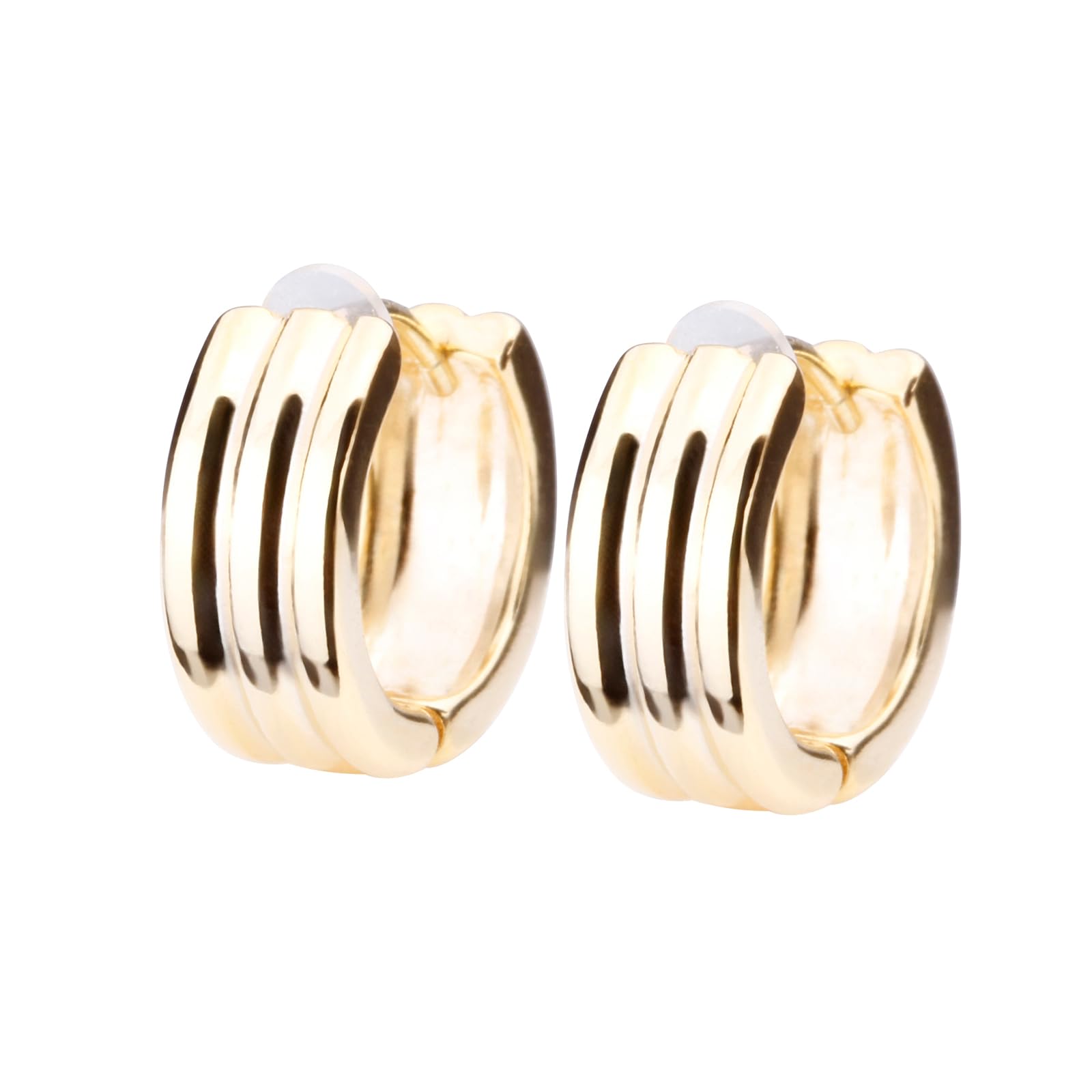 

LOKUMI Made in 18K K18 K18 Metal Hypoallergenic Hoop Hoop One Small Ring 18K Nickel Present Earrings, Japan, Post, Earrings, Catchless, Touch, Small,