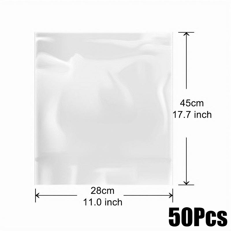 50/100 шт. Прозрачные термоусадочные пакеты из ПВХ, устойчивые к высоким температурам, для косметики, термоусадочные пакеты для обуви 28*45cm/50PC