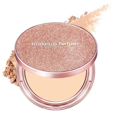 Makeup Helper Art Pact Original Professional Finish Rose Glitter Pact Powder 25g, No. 22 Nude Beige, 1 Pc.