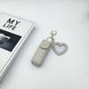 1 Pièce Enveloppe Rouge Portable Miroir d'Amour Étui de Protection en Cuir pour Rouge à Lèvres Porte-clés Pendentif Mignon et Minimaliste