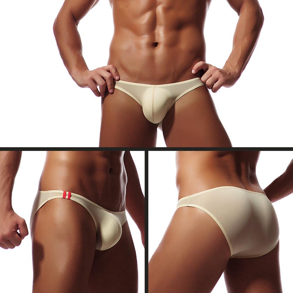 Puntos Men Sexy Respirant U Convexe Bulge Pouch T-Back Thong Slips Sous-Vêtements Taille Basse