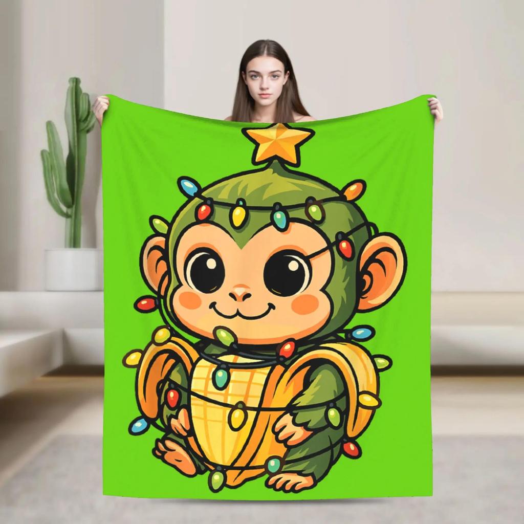 Tralaleritos Funny Italian Brainrot Meme Retro Sunset Blanket Warm Soft Throw for Couch Chair Sofa Bed Kids Autumn Decor