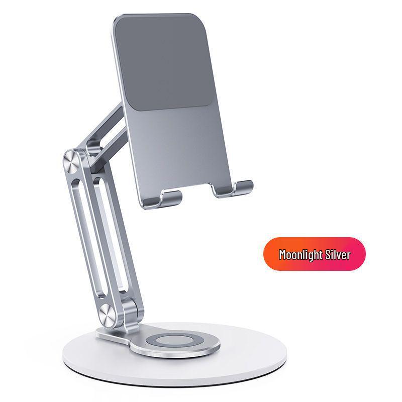 

2025 Adjustable Aluminum Desktop Stand for Tablets and Phones