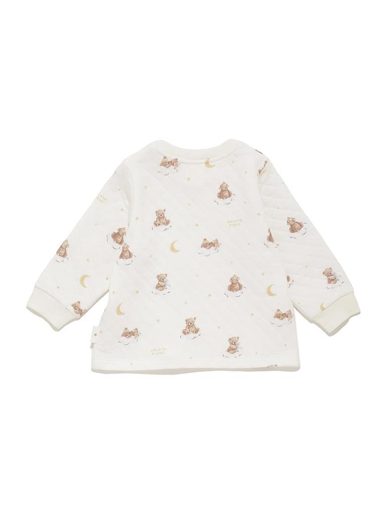Limited edition BABY dreamy bear print pullover PBCT245486 CRM 70 [Gelato Pique]