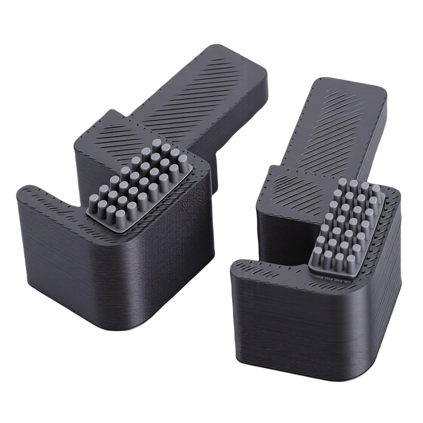 

2Pcs Nozzle Wiper Fit for Bambu Lab P2S 3D Printer Aluminum Alloy Base 4Pcs Silicone Brushes High Temperature Resisting