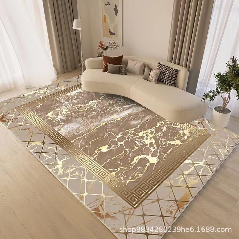 European Style Living Room Decoration Carpet Coffee Table Mat Bedroom Study Carpet Anti Slip and Wear-resistant