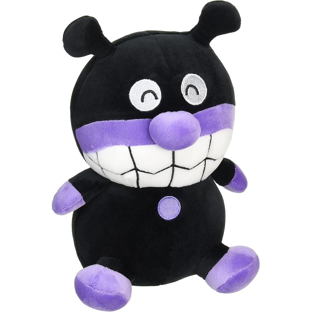 Sega Fave Anpanman Mochi Marshmallow Plush Toy Mini Baikinman 20cm