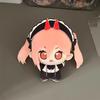 Chainsaw Man Power Maid Plush Doll Chibi Style Mini Cotton Doll with Devil Horns Keychain Pendant Chainsaw Man Anime Fans Collectible Birthday Gift