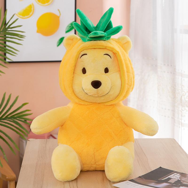 

Новая милая плюшевая игрушка ананасовый пуховый медведь кукла мультяшный медведь-трансвестит кукла подарок на день рождения 30cm 0.2kg