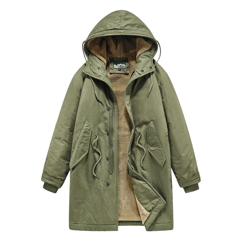 Vīriešu rudens/ziemas vidēja garuma trenčkoti, parkas