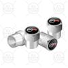 SV SVR Logo Car Tire Valve 4pcs Wheel Tire Valve Stem Dust Cap Cover For Discovery Freelander Land Rover Range Rover Evoque L322 XS1