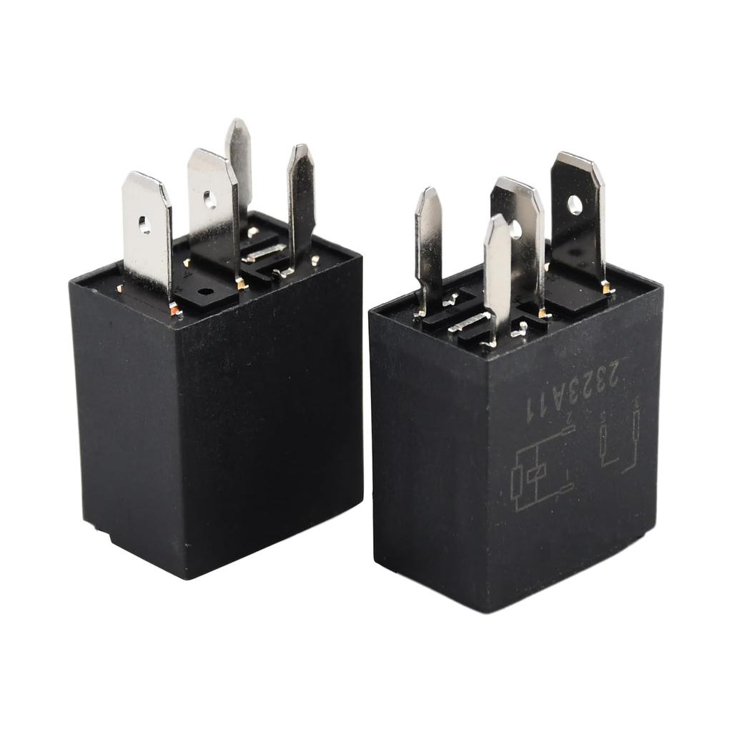 Relay 12VDC 4 Pins Plug-in Automotive Relay Compatible with Ford Vehicles Pack of 2 Replace 8T2T-14B192-AB
