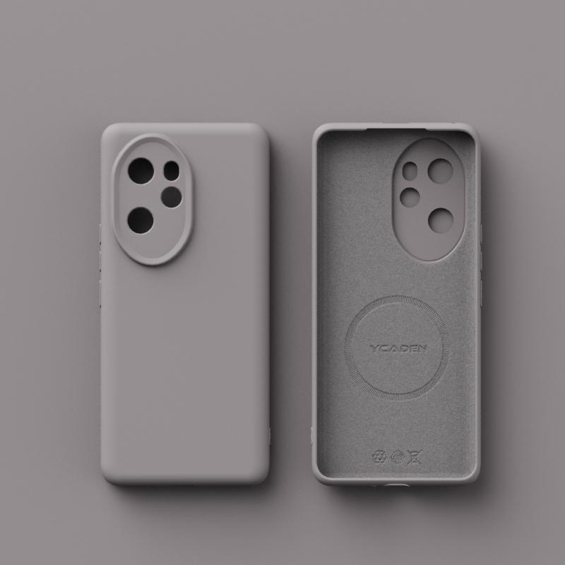 Original Liquid Silicone For Magsafe Case For Huawei Honor 500 300 200 X60 Magic 7 6 5 Pro Magnetic Wireless Charging Soft Cover