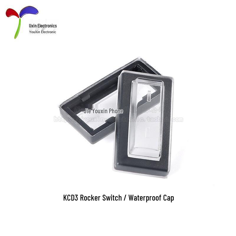 

KCD3 Rocker Switch 220V Cat Eye with Light - Red/Green/Blue/Yellow 3-Pin, 2-Position, 16A Silver Contact.