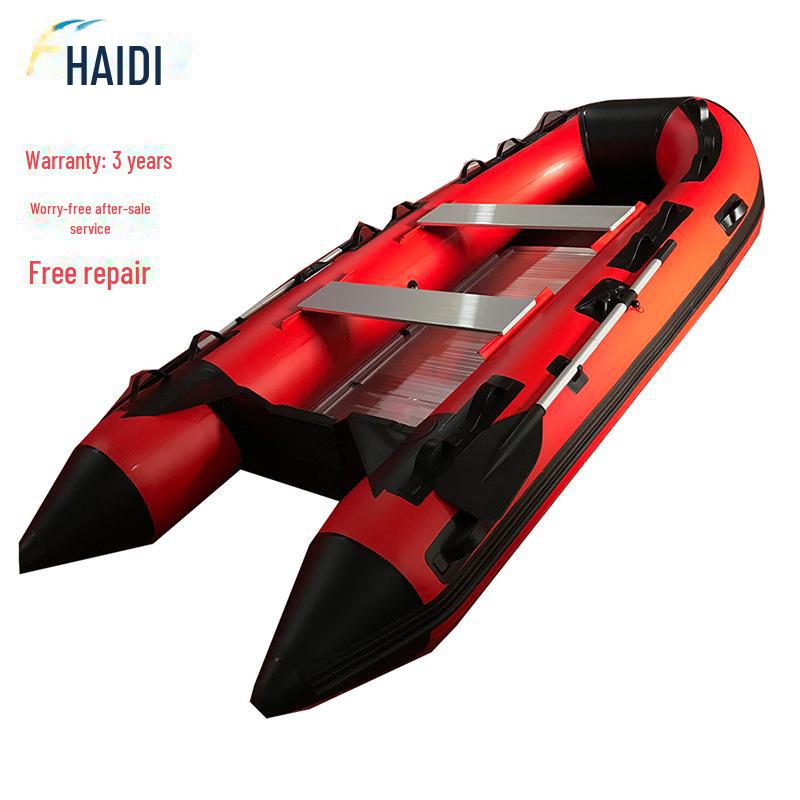 "Aluminum Alloy Lifesaving Inflatable Fishing Boat & Kayak"