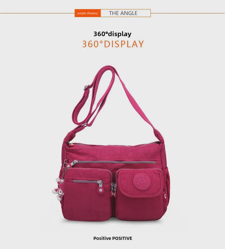 Trendy Women's Korean-Style Water-Repellent Medium Shoulder Messenger Bag