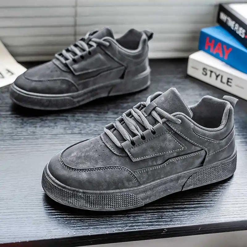 Fashion Round Toe Zimni Famous Brand Shoes Casual Skor Man Sneakers Offers Sports Training Deals Shuse Hospitality Top Sale