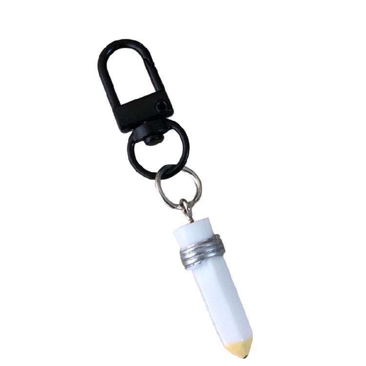 Lovely Mini Pencil Keychain Hanging Decoration For Girls Teens Lovely Style Creative Keyring Jewelry Functional