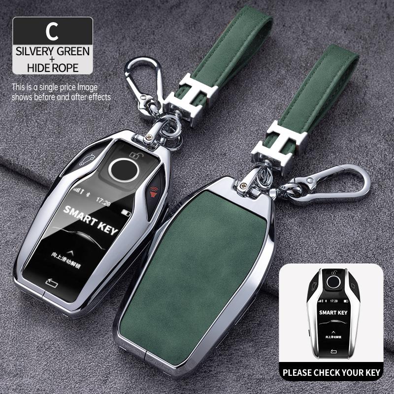 Zinc Alloy Car Remote Key Case Cover Shell For BMW 5 7 Series G12 G11 G30 G32 G31 I8 I12 I15 G01 X3 G02 X4 G05 X5 G07 X7 Car Bag