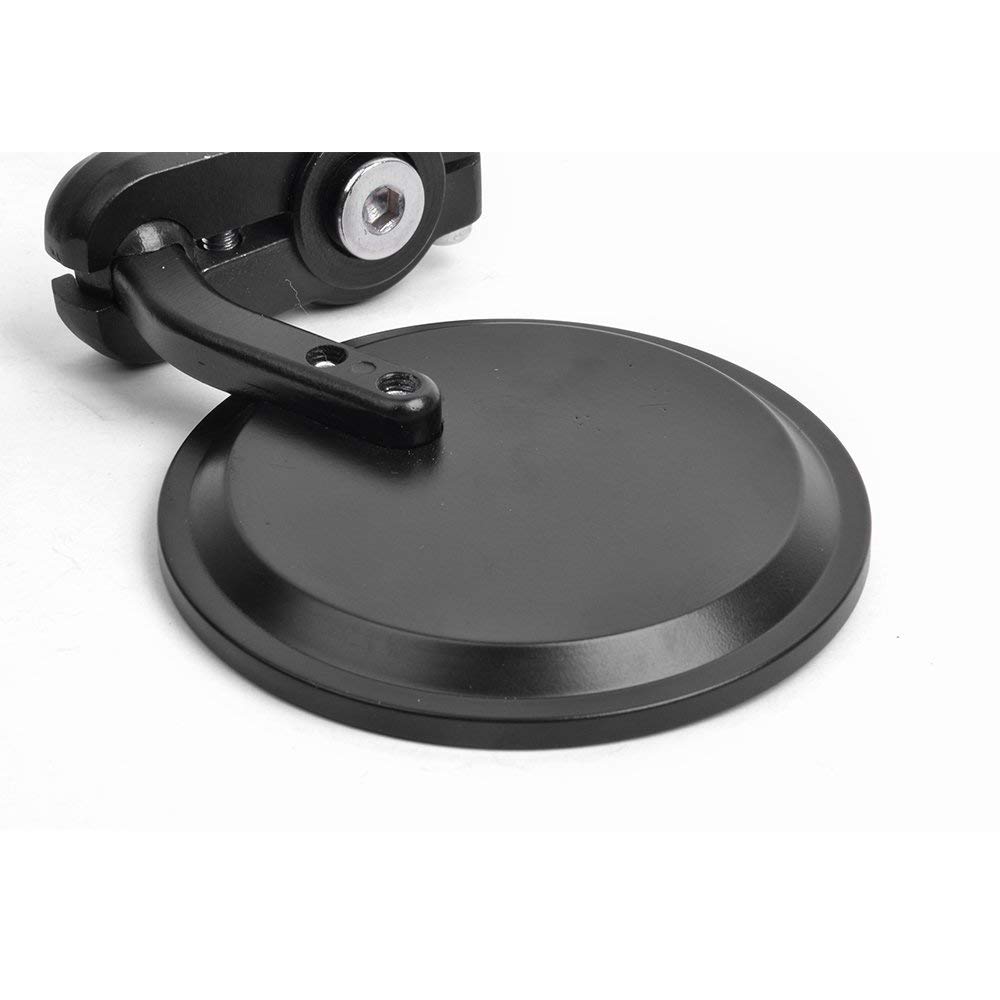 Zpětné zrcátko Karun pro motocykl, Univerzální zpětné zrcátko pro motocykl, Zrcátko do konce řídítek, CNC kulatý tvar, Levé a